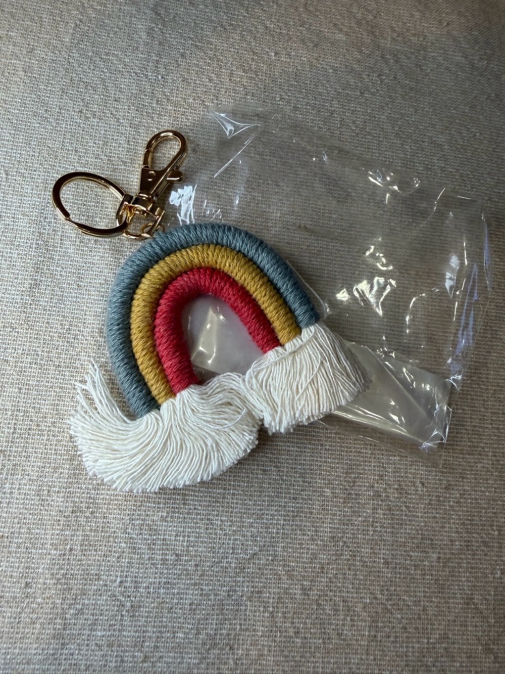 Rainbow bag charms/keychain set of 2 - Picture 2 of 3